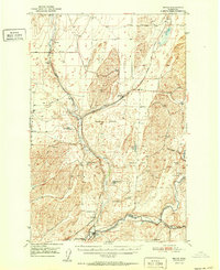 Benge 1952 topographic map thumbnail
