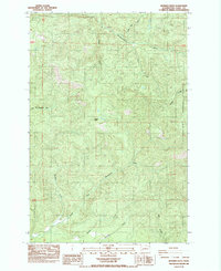Bernier Creek 1985 topographic map thumbnail