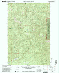Bernier Creek 2000 topographic map thumbnail