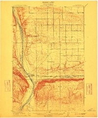 Beverly 1912 topographic map thumbnail