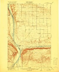 Beverly 1912 topographic map thumbnail
