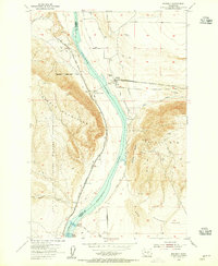 Beverly 1954 topographic map thumbnail