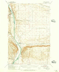Beverly 1954 topographic map thumbnail