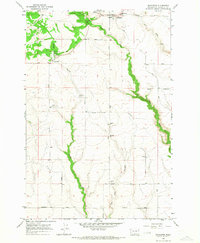 Bickleton 1965 topographic map thumbnail