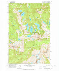 Big Snow Mtn 1965 topographic map thumbnail