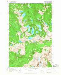 Big Snow Mtn 1965 topographic map thumbnail