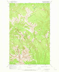Billy Goat Mtn 1969 topographic map thumbnail