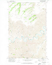 Black Butte 1971 topographic map thumbnail
