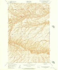 Black Rock Spring NE 1953 topographic map thumbnail
