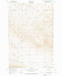 Black Rock Spring NW 1953 topographic map thumbnail
