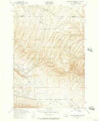 Black Rock Spring NW 1953 topographic map thumbnail