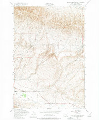 Black Rock Spring SW 1953 topographic map thumbnail