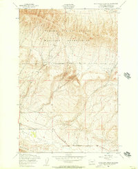 Black Rock Spring SW 1953 topographic map thumbnail