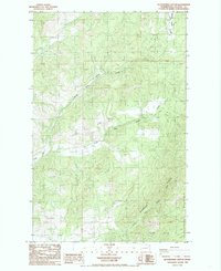 Blackhorse Canyon 1985 topographic map thumbnail