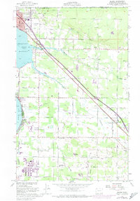Blaine 1952 topographic map thumbnail