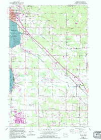 Blaine 1952 topographic map thumbnail
