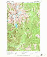 Blanca Lake 1965 topographic map thumbnail