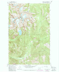Blanca Lake 1965 topographic map thumbnail