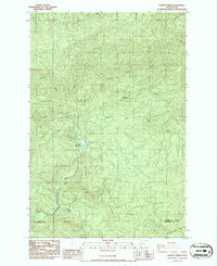 Blaney Creek 1986 topographic map thumbnail