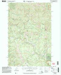 Blewett Pass 2003 topographic map thumbnail