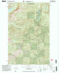 Blewett 2003 topographic map thumbnail