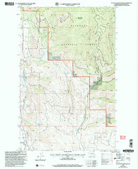 Blue Buck Mountain 2001 topographic map thumbnail