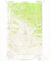 Blue Buck Mtn topographic map thumbnail