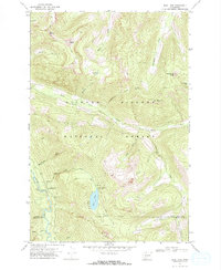 Blue Lake 1970 topographic map thumbnail