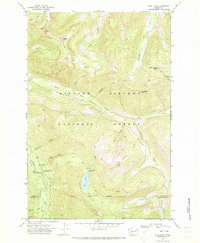 Blue Lake 1970 topographic map thumbnail
