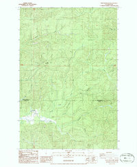 Blue Mountain 1986 topographic map thumbnail