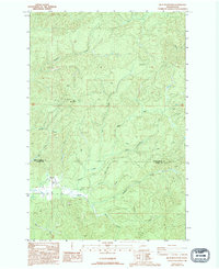 Blue Mountain 1986 topographic map thumbnail
