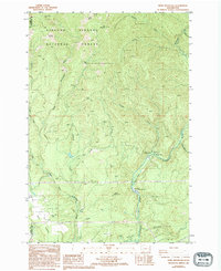 Bobs Mountain 1986 topographic map thumbnail