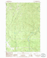 Bobs Mountain 1986 topographic map thumbnail