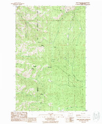 Bodie Mountain 1988 topographic map preview