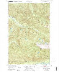 Bogachiel Peak 1950 topographic map thumbnail