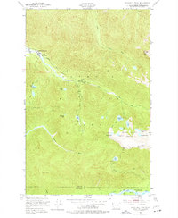 Bogachiel Peak 1950 topographic map thumbnail
