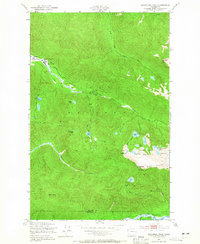 Bogachiel Peak 1950 topographic map thumbnail