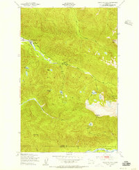 Bogachiel Peak 1950 topographic map thumbnail
