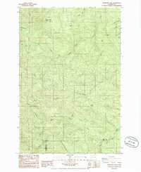 Boistfort Peak 1986 topographic map thumbnail