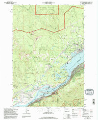 Bonneville Dam topographic map thumbnail