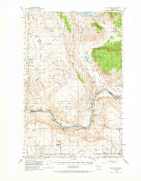 Boot Mtn topographic map thumbnail