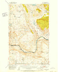 Boot Mtn 1950 topographic map thumbnail