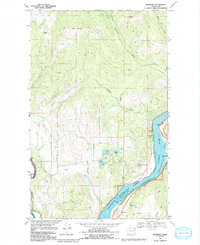 Bossburg 1969 topographic map thumbnail