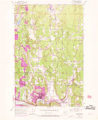 Bothell 1953 topographic map thumbnail