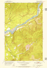 Boundary 1952 topographic map preview