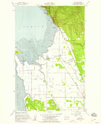 Bow 1954 topographic map thumbnail
