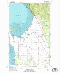 Bow 1954 topographic map thumbnail