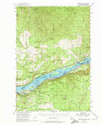Bridal Veil 1954 topographic map thumbnail