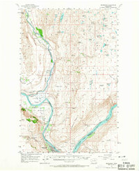 Bridgeport 1957 topographic map thumbnail
