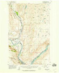 Bridgeport 1957 topographic map thumbnail